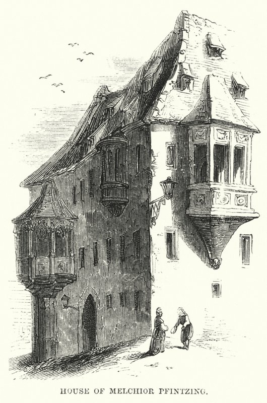 Haus von Melchior Pfintzing (Gravur) von English School