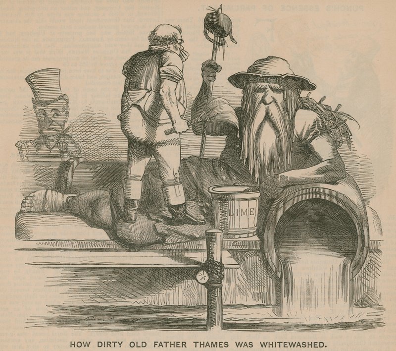 Wie der schmutzige alte Vater Thames weißgewaschen wurde von English School