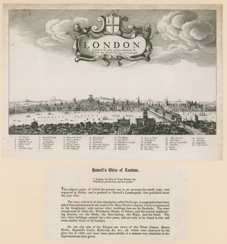 Howells Ansicht von London von English School