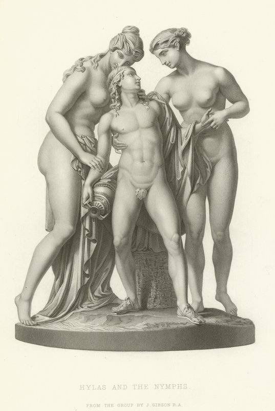 Hylas und die Nymphen von English School