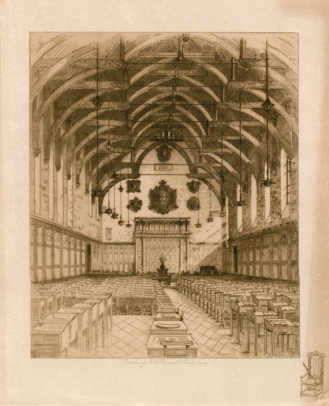 Innenansicht der Westminster School von English School