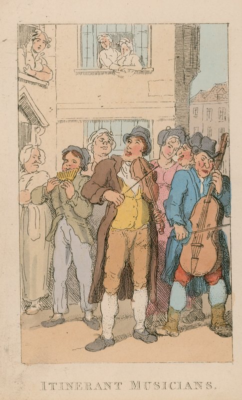 Wandernde Musiker von English School
