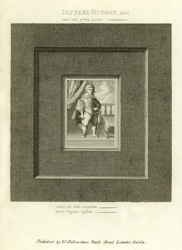 Jeffery Hudson, Zwerg von English School