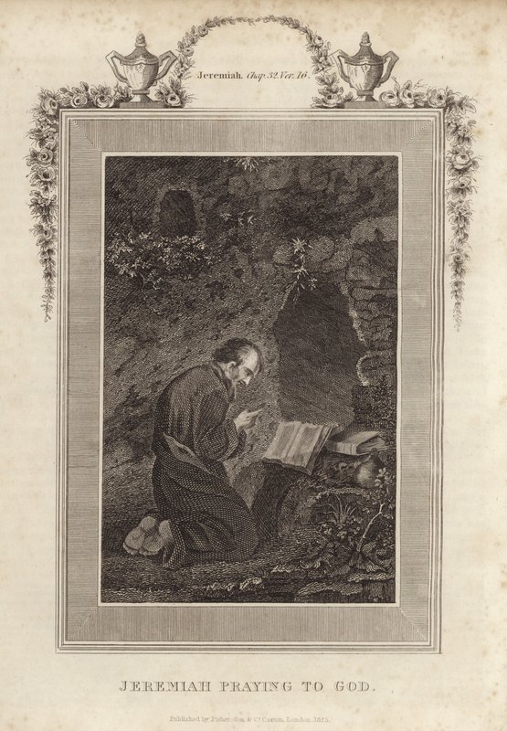 Jeremia betet zu Gott von English School