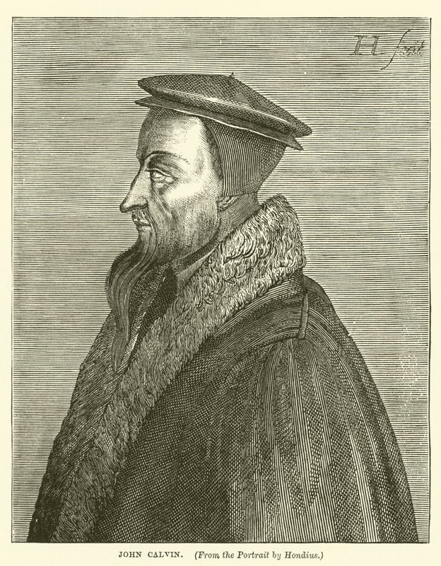 Johannes Calvin (Gravur) von English School