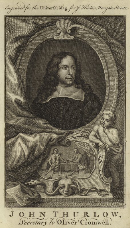 John Thurlow, Sekretär von Oliver Cromwell von English School