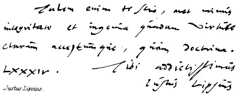 Justus Lipsius von English School