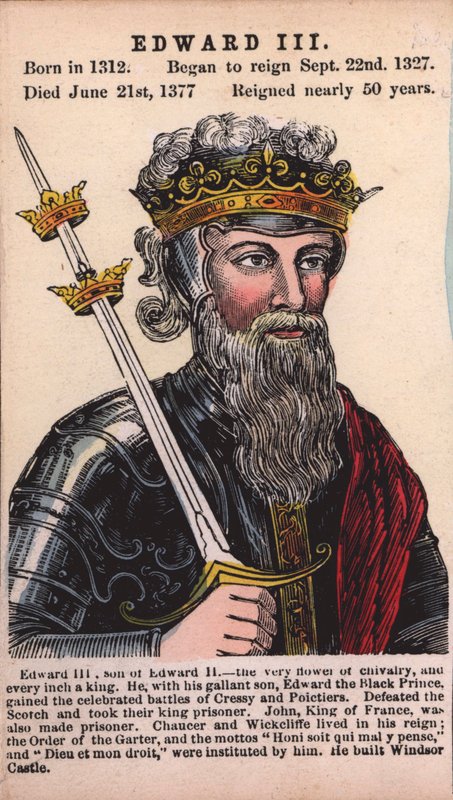 König Eduard III. von English School