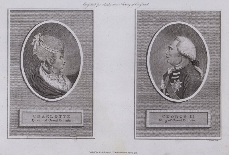König Georg III. und Königin Charlotte von English School
