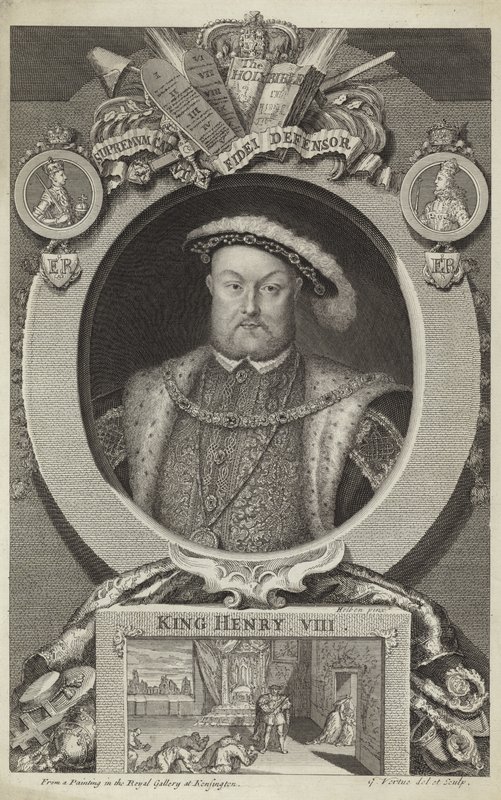 König Heinrich VIII. von England von English School
