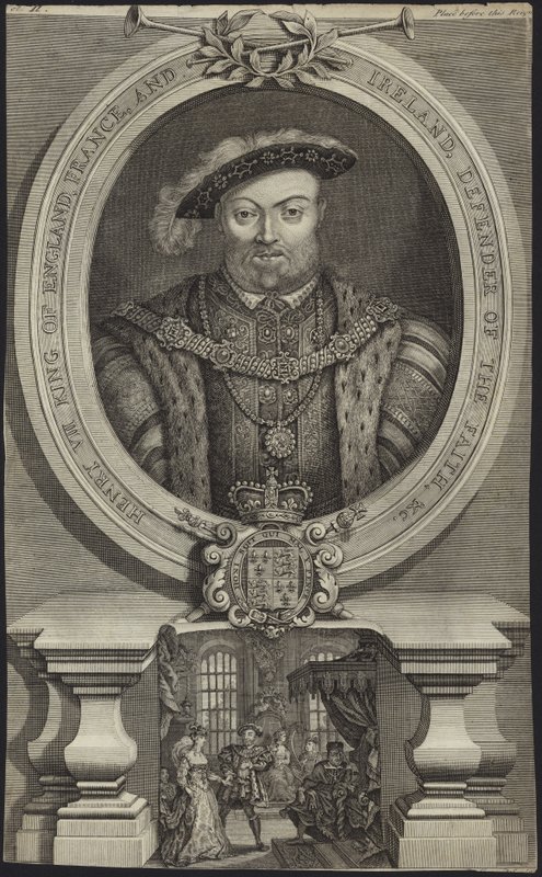 König Heinrich VIII. von England von English School
