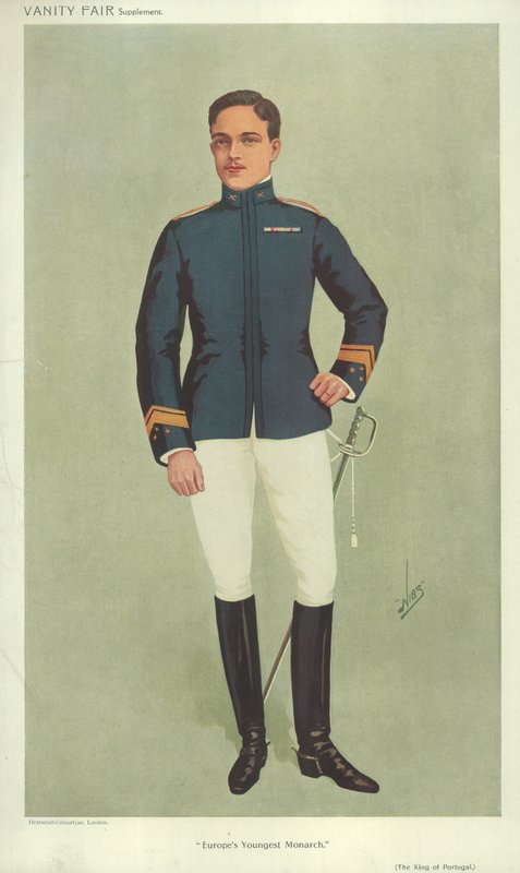 König Manuel II. von Portugal von English School