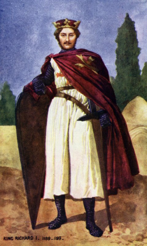 König Richard I. von English School
