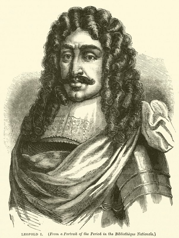 Leopold I. (Gravur) von English School