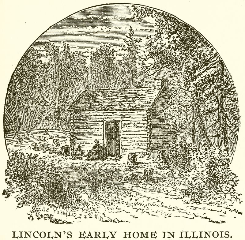 Lincolns frühes Zuhause in Illinois von English School