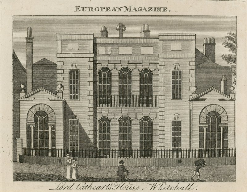 Haus von Lord Cathcart in Whitehall von English School