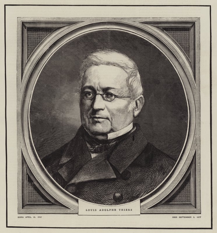 Louis Adolphe Thiers (Gravur) von English School