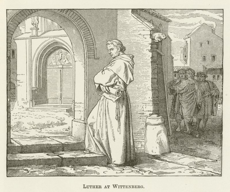 Luther in Wittenberg von English School