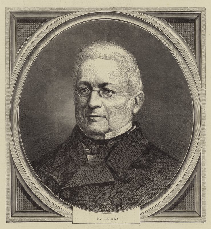 M. Thiers (Gravur) von English School