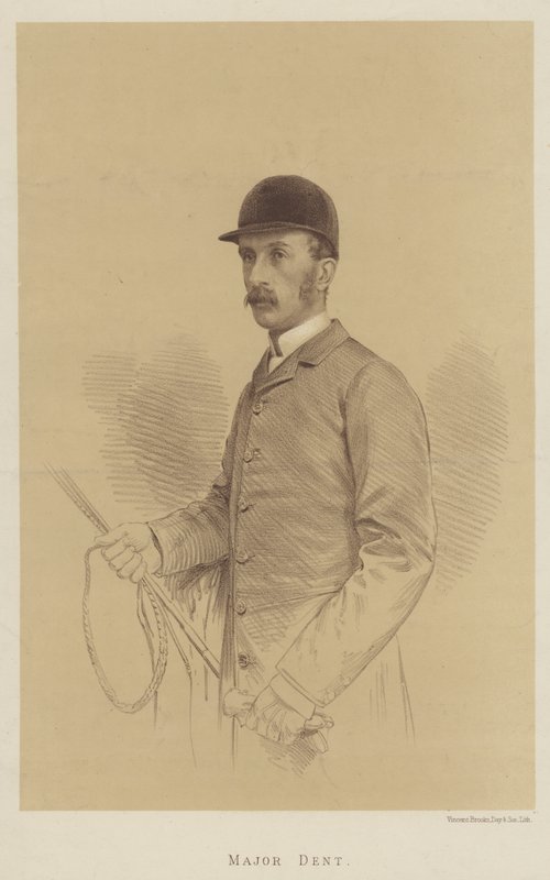 Major Dent (Lithographie) von English School