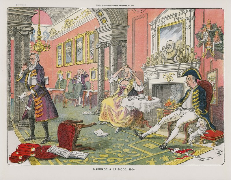 Heirat à la Mode, 1904 von English School