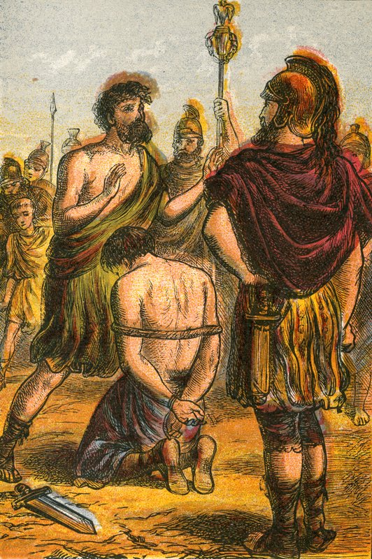 Martyrium des heiligen Alban von English School