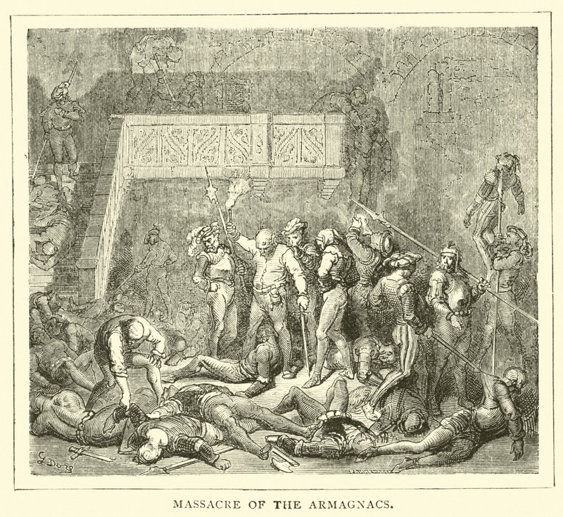 Massaker an den Armagnacs von English School