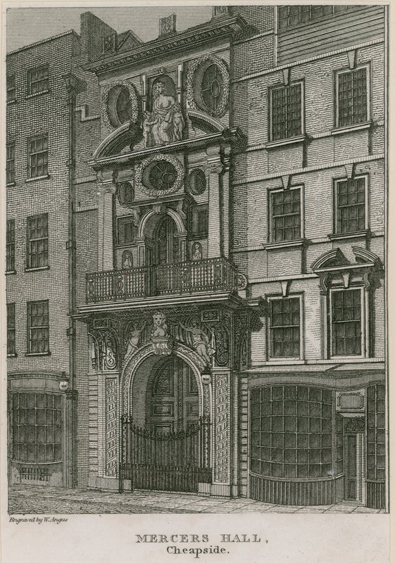 Mercers Hall, Cheapside, London von English School