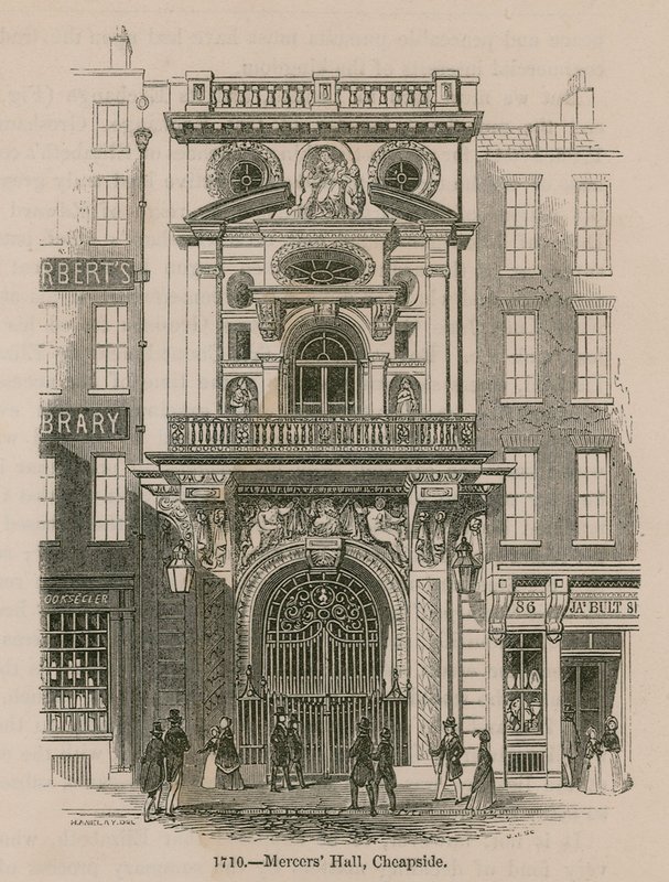 Mercers Hall, Cheapside, London von English School