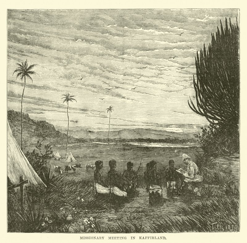 Missionarsversammlung in Kafferland von English School
