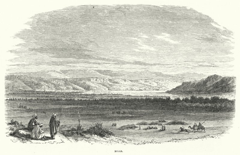Moab (Gravur) von English School