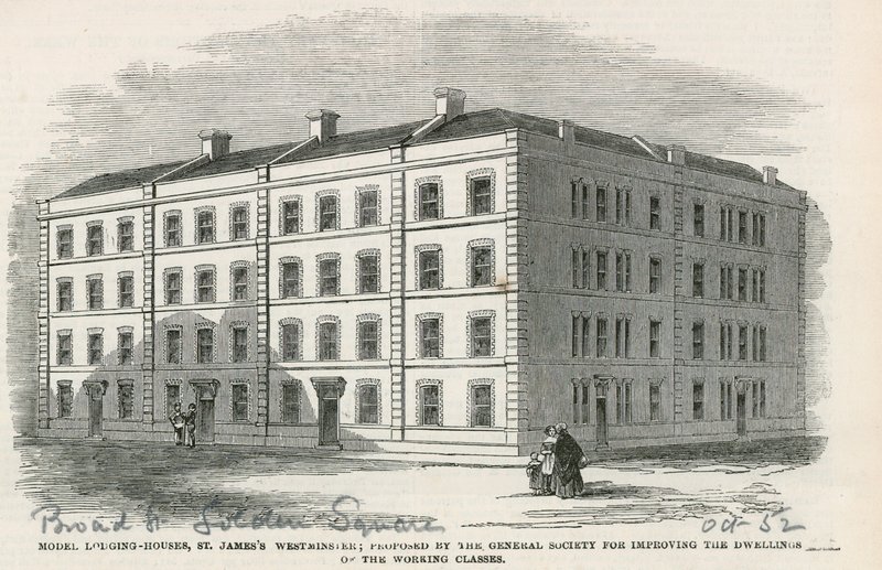 Modell-Wohnhäuser, St Jamess Westminster von English School