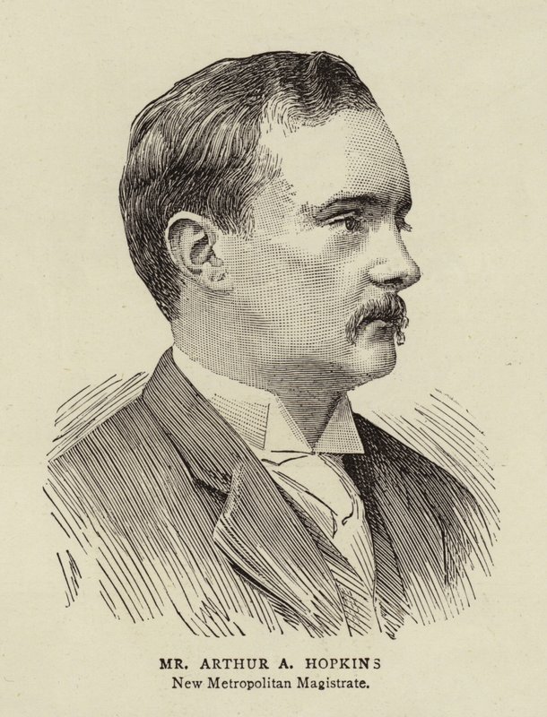 Herr Arthur A Hopkins (Gravur) von English School