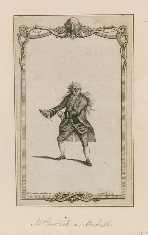 Mr Garrick als Macbeth von English School