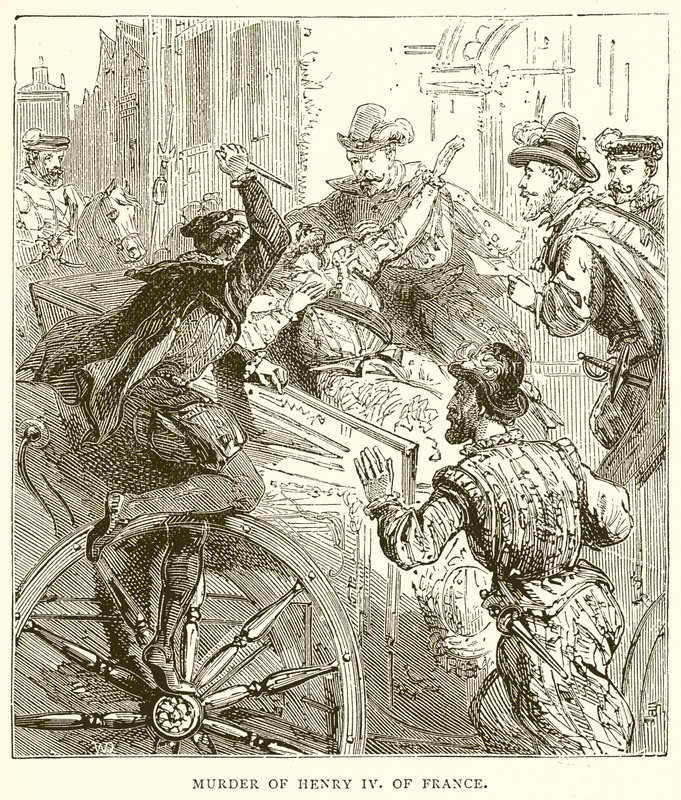 Mord an Heinrich IV. von Frankreich von English School