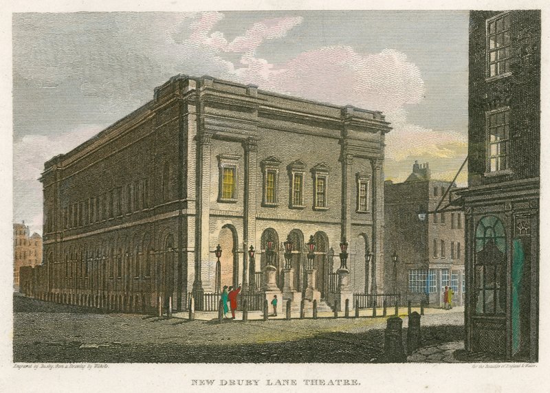 Neues Drury Lane Theatre, London von English School