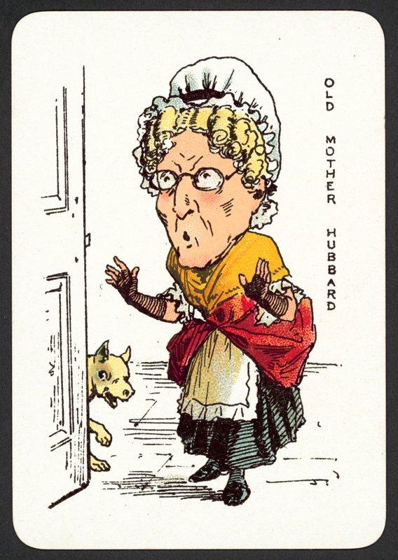 Alte Mutter Hubbard von English School