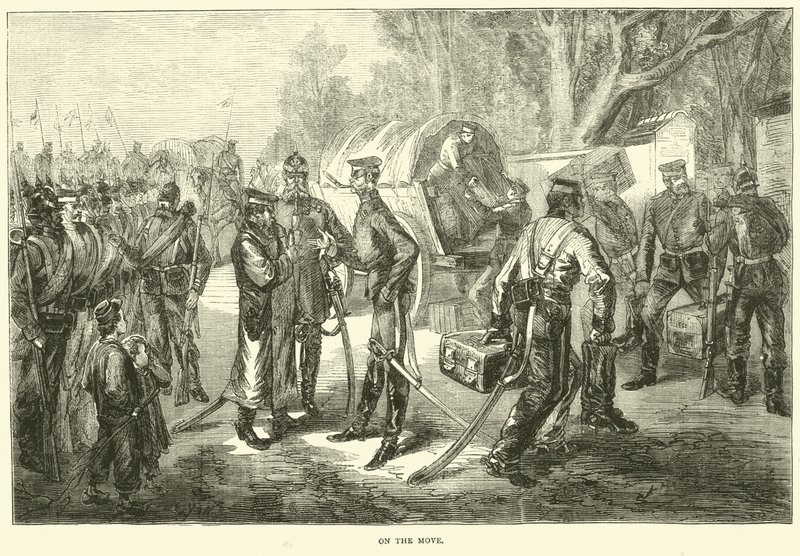 Unterwegs, Januar 1871 von English School
