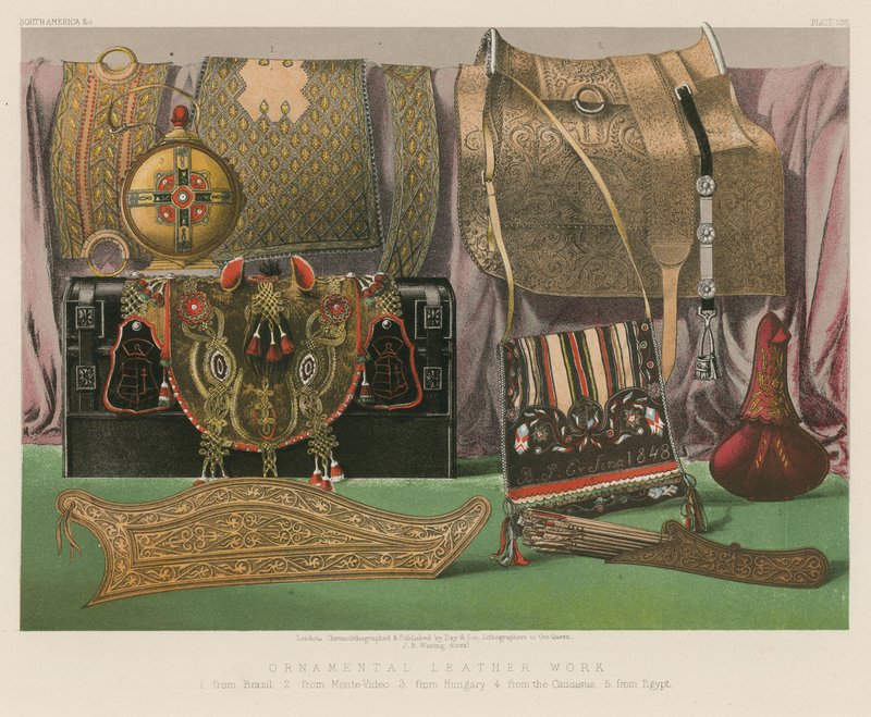 Ornamentale Lederarbeiten von English School