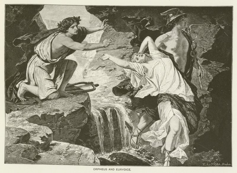 Orpheus und Eurydike (Gravur) von English School