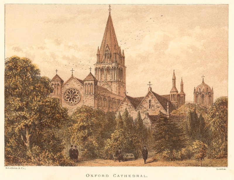 Kathedrale von Oxford von English School