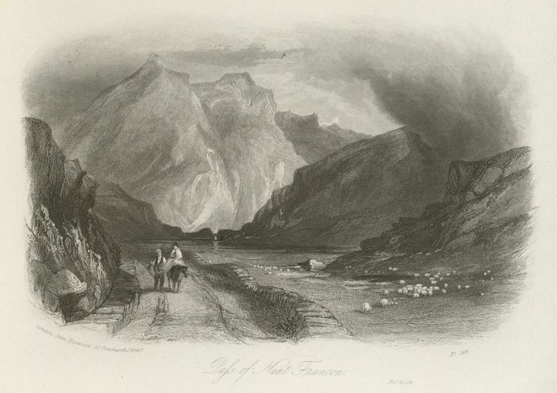 Pass von Nant Ffrancon, Nordwales von English School