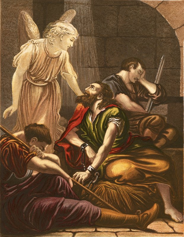 Petrus im Gefängnis von English School