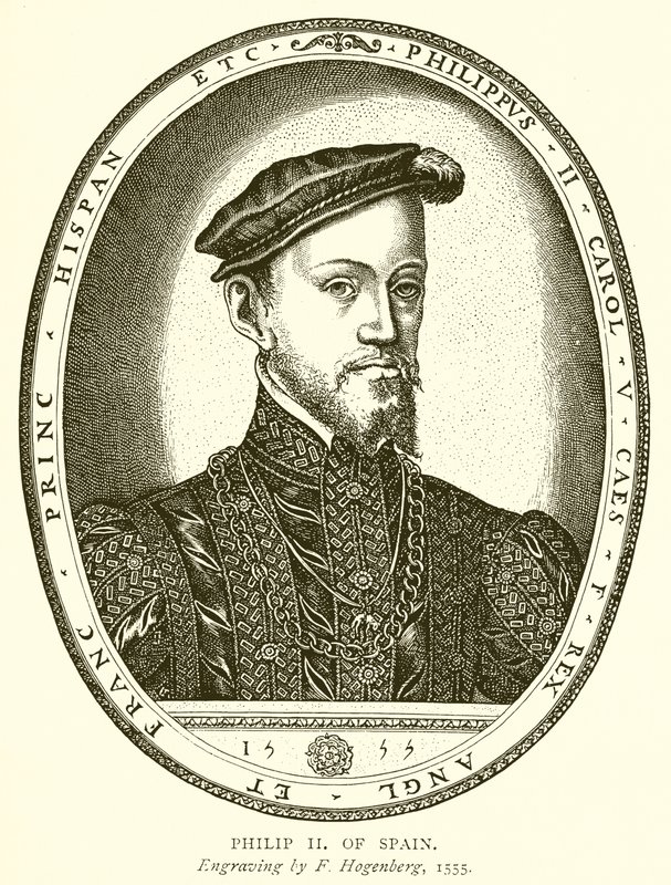 Philipp II von Spanien von English School