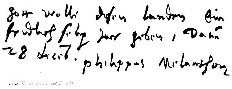 Philip Melanchthon von English School