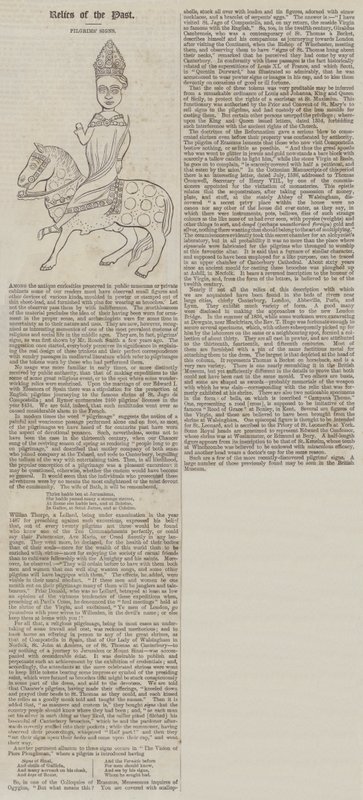 Pilgerzeichen (Stich) von English School