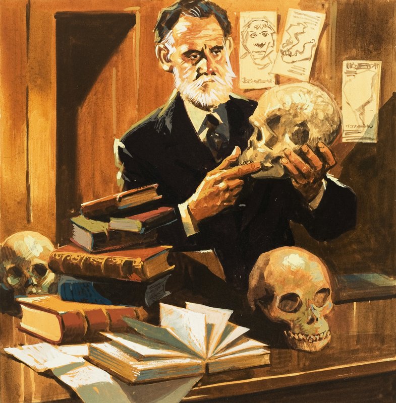 Piltdown-Mensch von English School