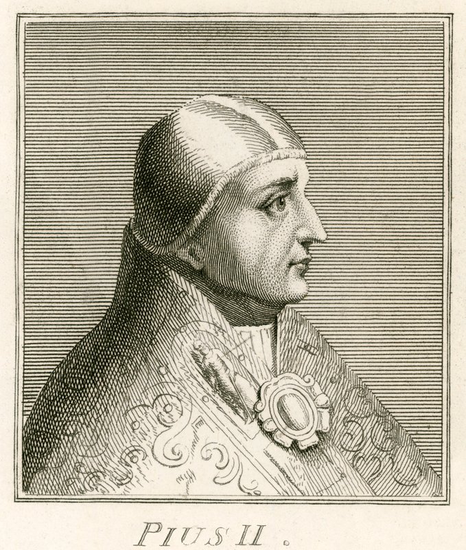 Papst Pius II. von English School