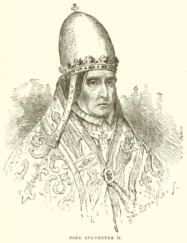 Papst Silvester II. von English School