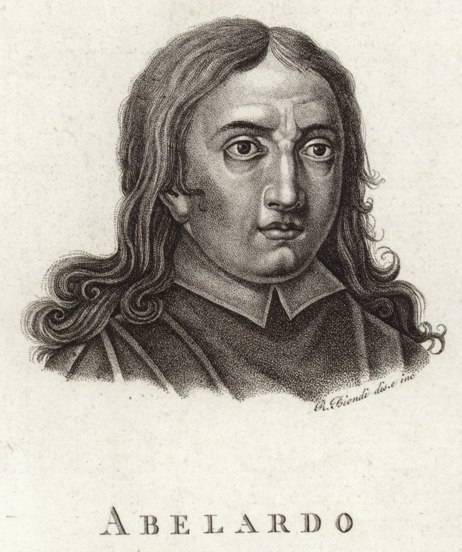 Porträt von Abelardo von English School